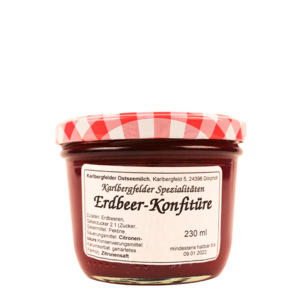 Karlbergfelder Erdbeer-Konfitüre
