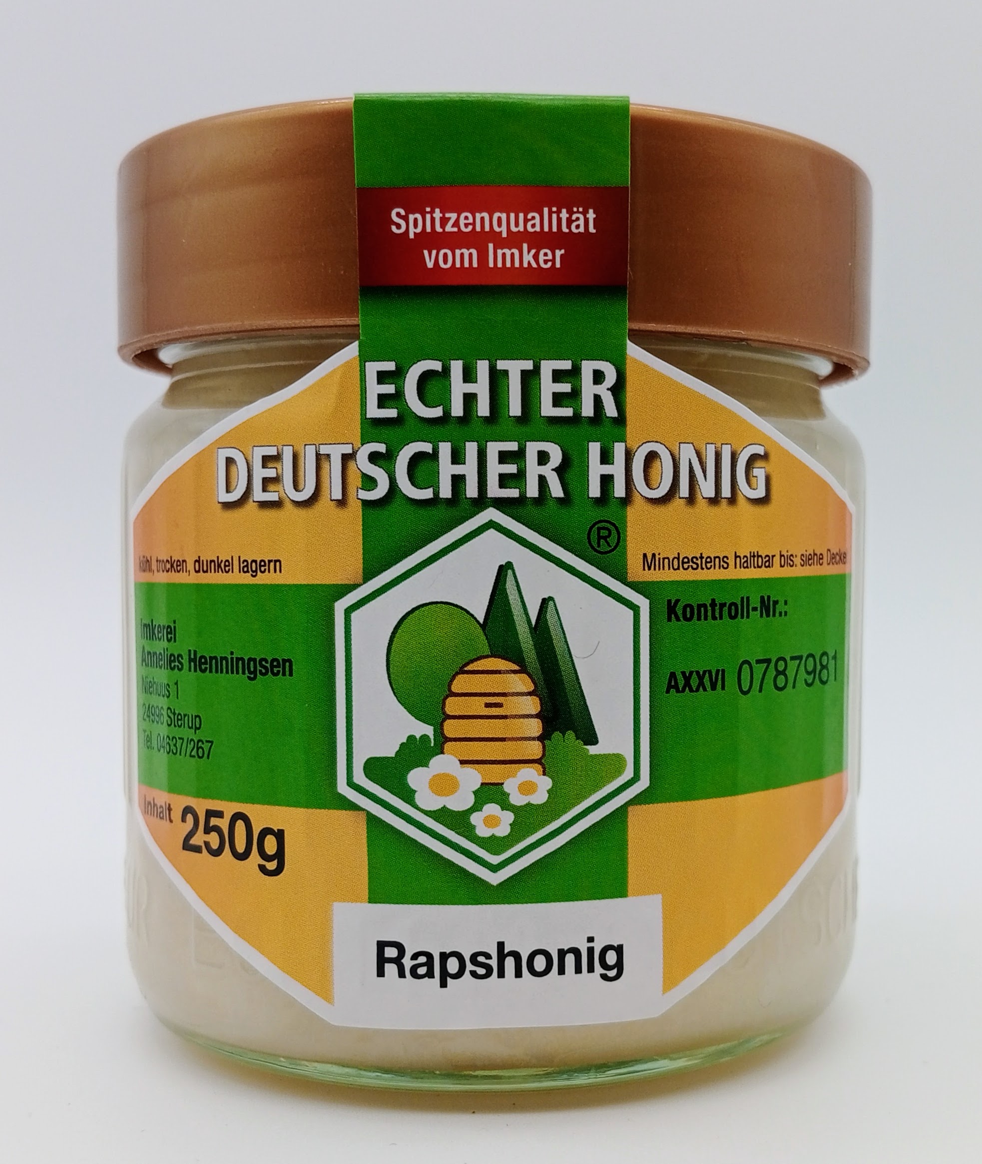 Echter Deutscher Honig - Frühtracht mit Raps