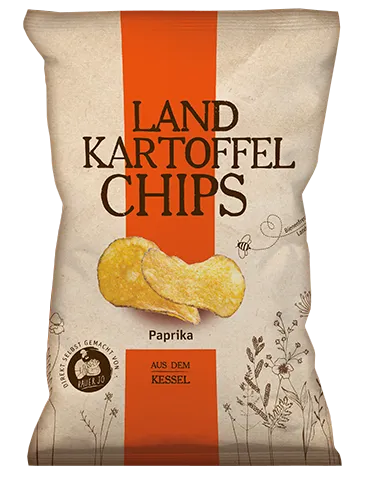 HeimArt Landkartoffelchips Paprika 150g
