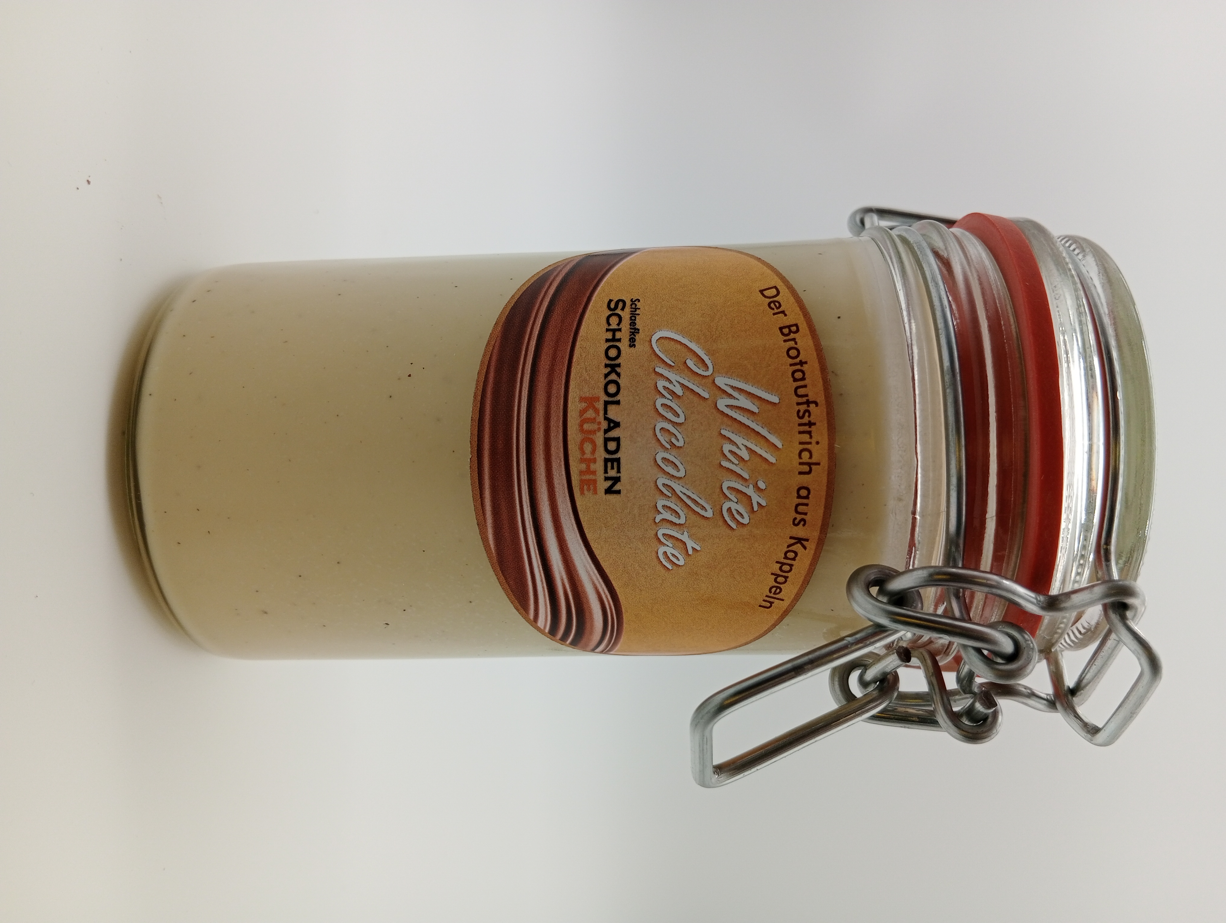 Brotaufstrich "Weiße Schokolade meets Bourbon Vanille" 250g - Edle Cremigkeit im Glas