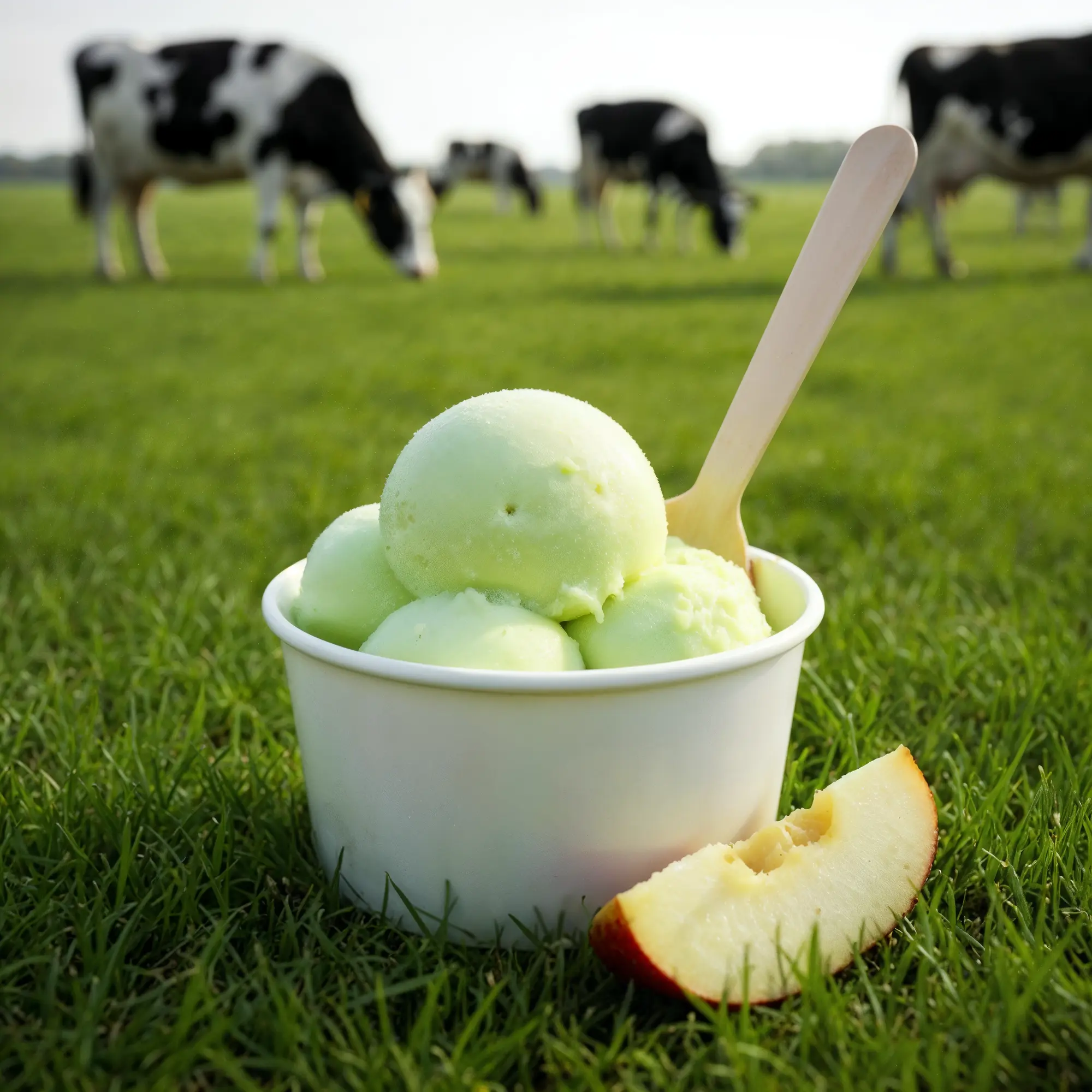 Küsten-Eis Apfel Sorbet